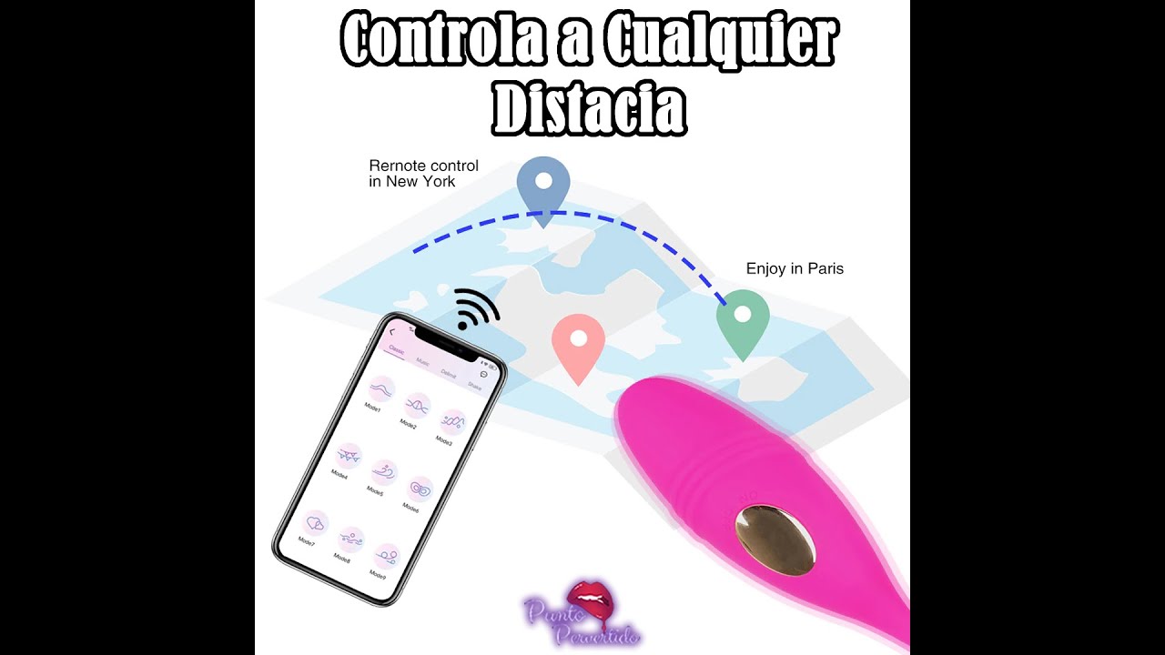 CONECTA ESTE HERMOSO VIBRADOR A CUALQUIER DISTANCIA