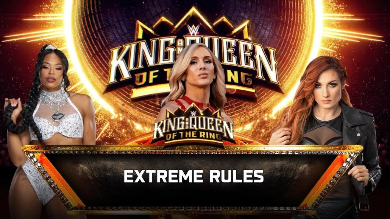 Charlotte Flair vs Bianca Belair vs Becky Lynch | Extreme Rules Match | PS5 Gameplay #wwe #gaming
