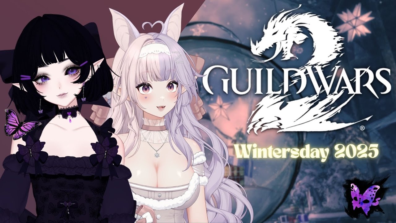Wintersday Festival Fun | Ami + @deliriumsttv  🦇❄️| Guild Wars 2