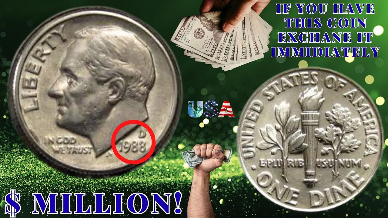 Rare 1988-D Roosevelt Dime Sold for Big Money – Find One Today!