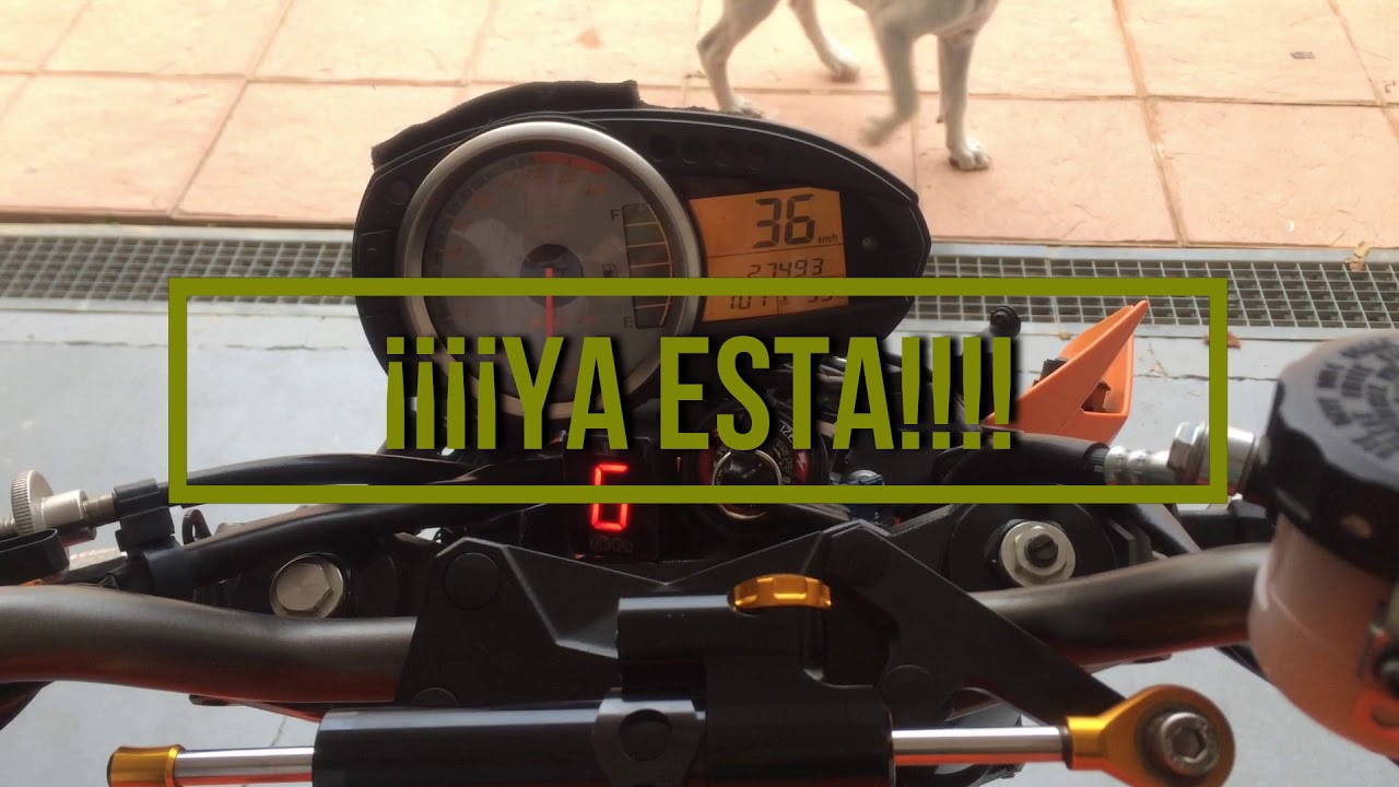 Kawasaki Z750 Indicador de marchas universal para moto 2WRS (Instalación)