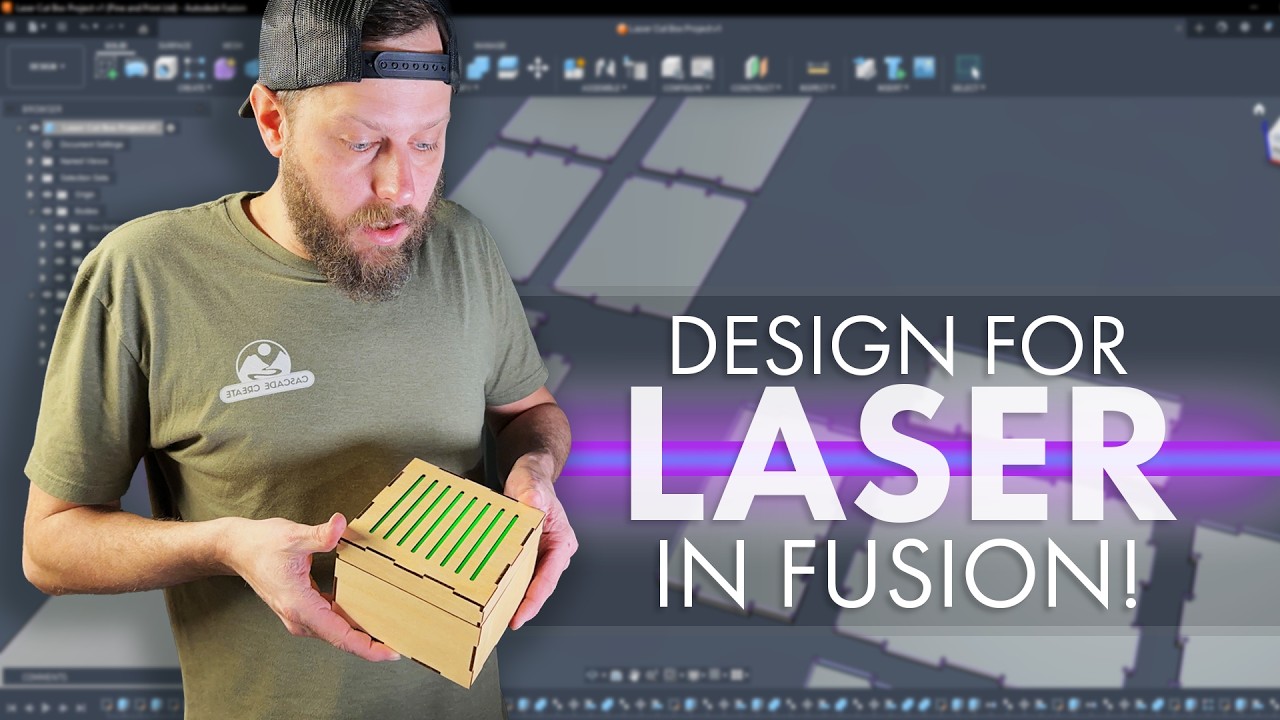 Designing for Laser Cutting in Autodesk Fusion &ndash; Full Workflow Tutorial