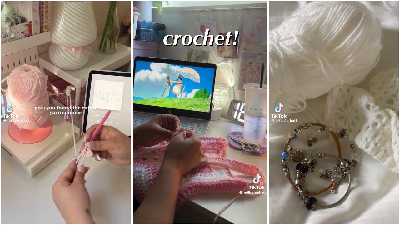 Aesthetic Crochet Videos | Crochet TikTok Compilation pt. 4