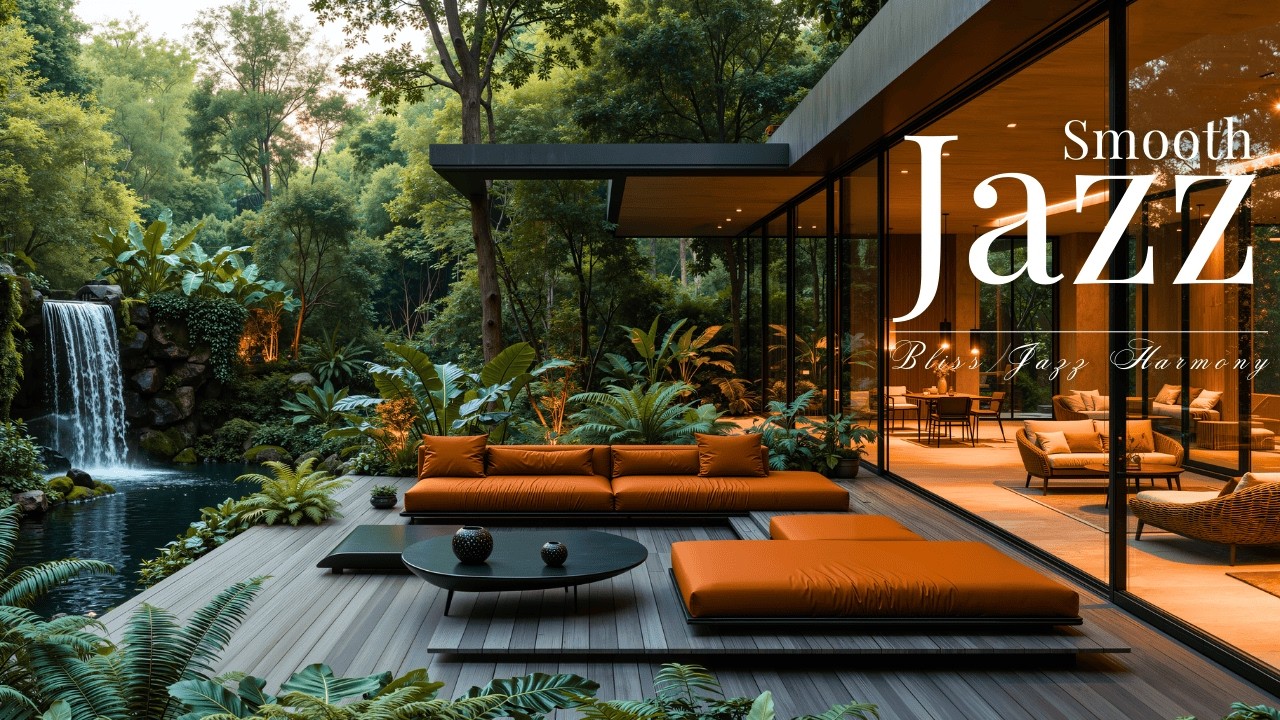 Атмосфера Тропического Леса | Спокойная Джазовая Музыка Для Работы, Учебы И Отдыха