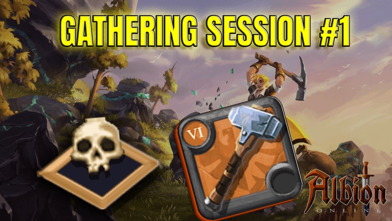 1M EN 1 HORA SIENDO CANTERO T6 | GATHERING SESSION #1 | ALBION ONLINE ASMR