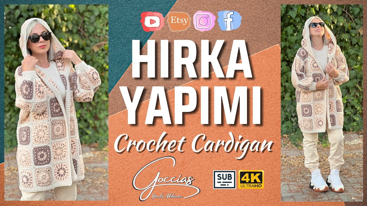 HIRKA YAPIMI - Crochet Cardigan - DIY - Subtitle