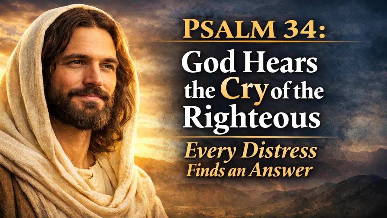 PSALM 34: God Hears the Cry of the Righteous — Every Distress Finds an Answer.