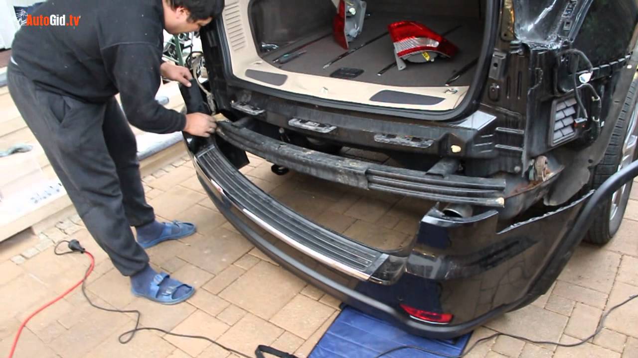 Установка фаркопа на Jeep Grand Cheroke WK2
