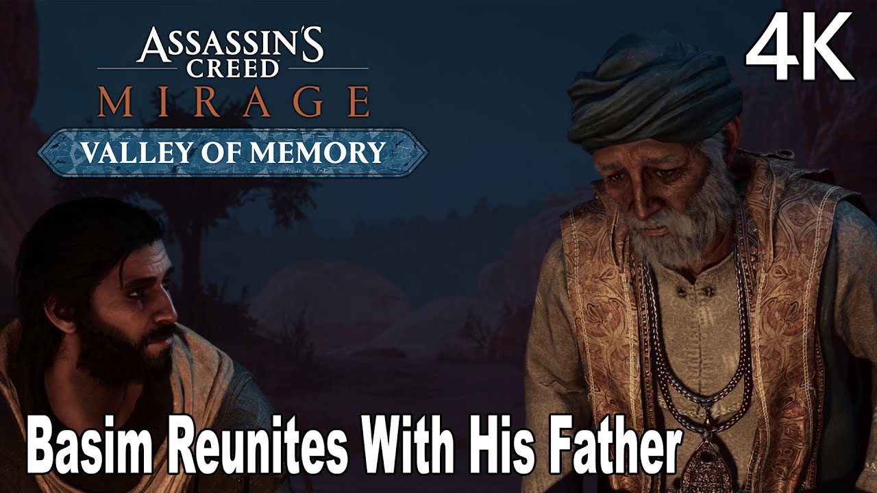 Assassin’s Creed Mirage: Basim Reunites With His Father - Valley of Memory Ending Scene 4K