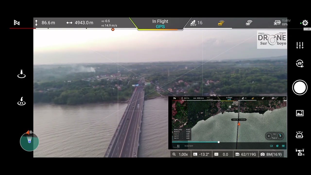 Test Long Range & Wind Resistance Fimi X8 SE 2022 di Suramadu Tembus 5,5 Km (11Km PP) - Keluar Pulau