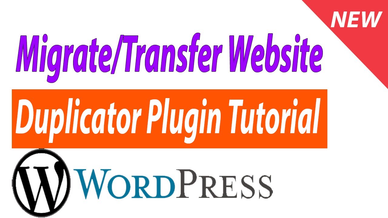 [New] How to Migrate/Transfer Wordpress Website to New Server using Duplicator plugin tutorial