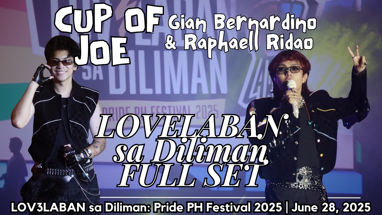 FULL SET ~ CUP OF JOE (GIAN BERNARDINO & RAPHAELL RIDAO) | 𝐋𝐈𝐕𝐄 @ 𝐋𝐎𝐕𝟑𝐋𝐀𝐁𝐀𝐍 𝐬𝐚 𝐃𝐢𝐥𝐢𝐦𝐚𝐧