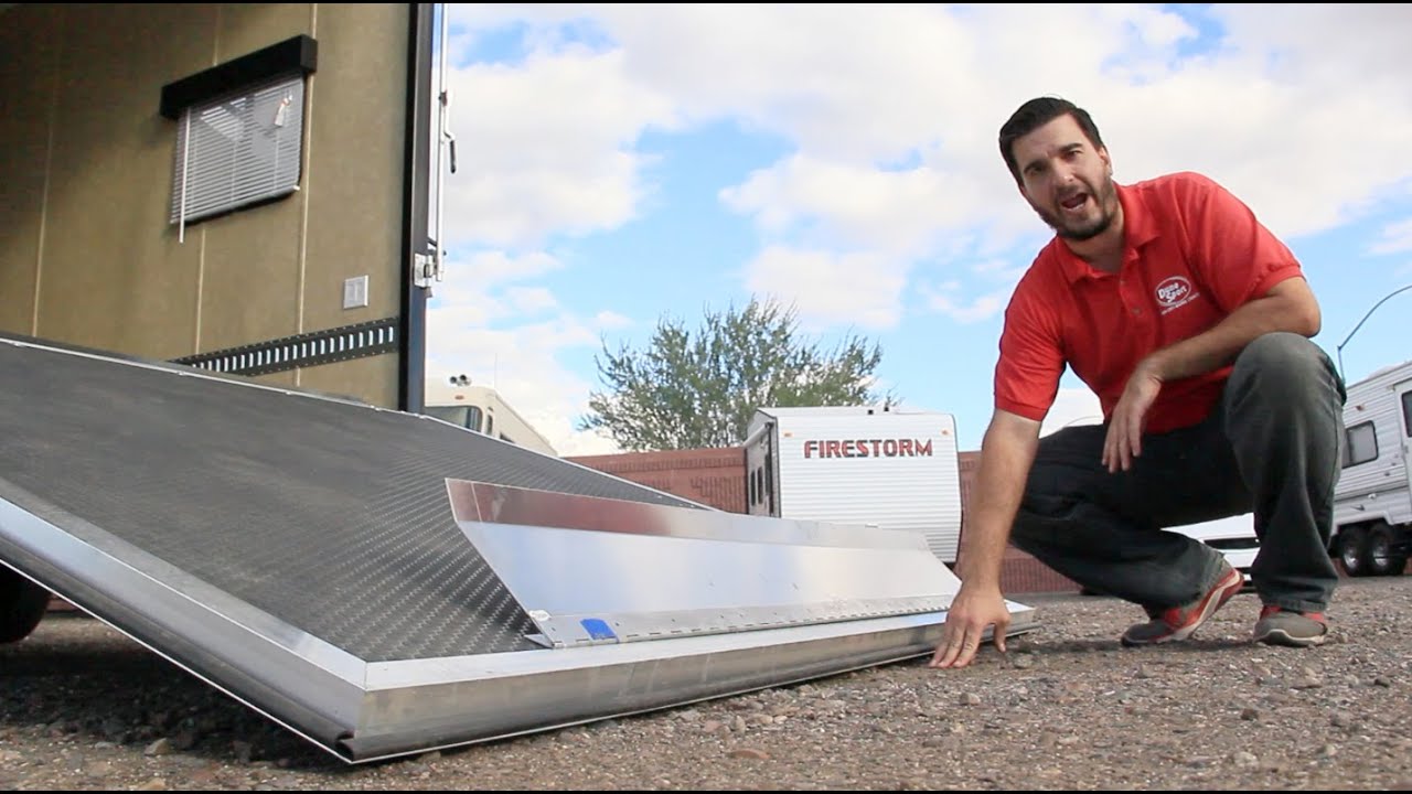 DuneSport Toy Hauler 101 - Ramp Door Gap Covers