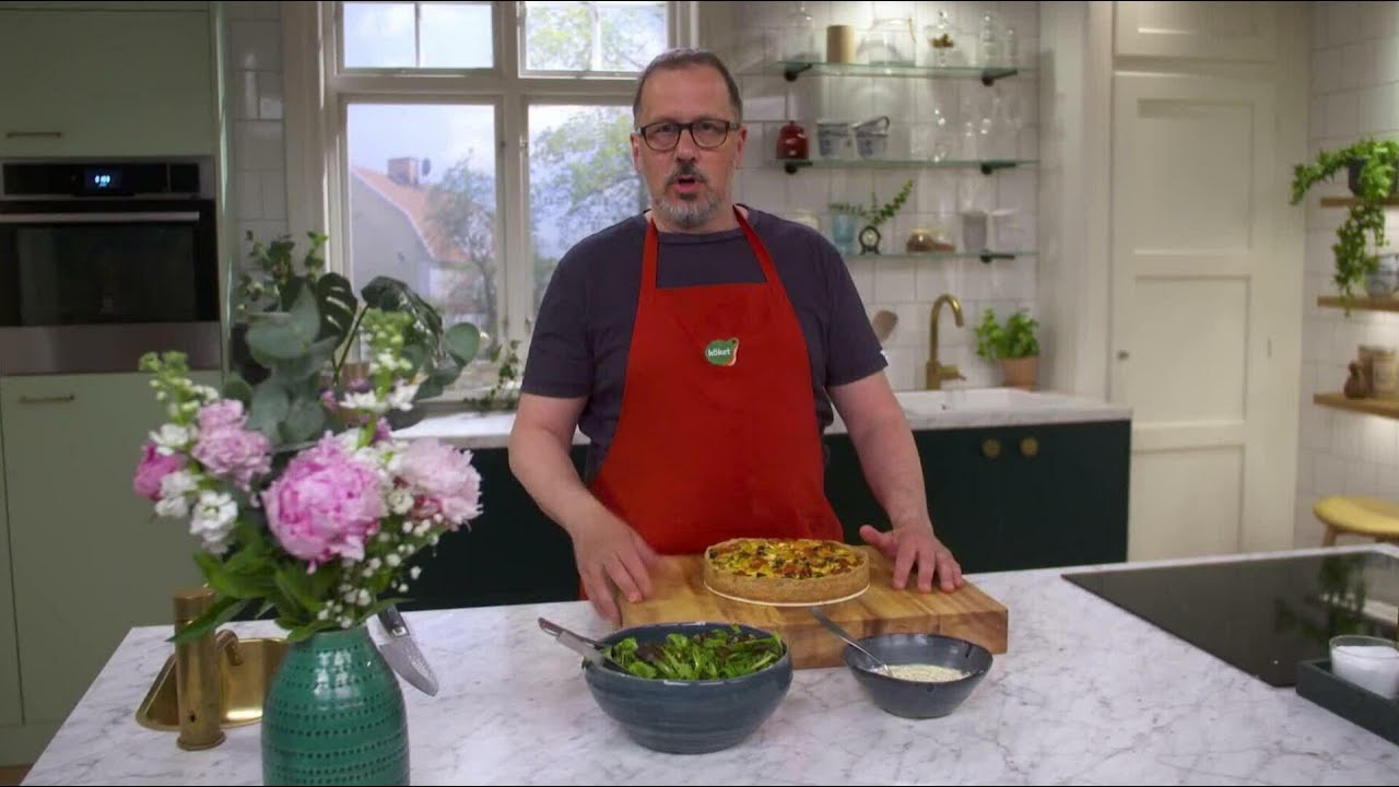 Kökets middag: Tomatpaj med fetaost och oliver - Köket