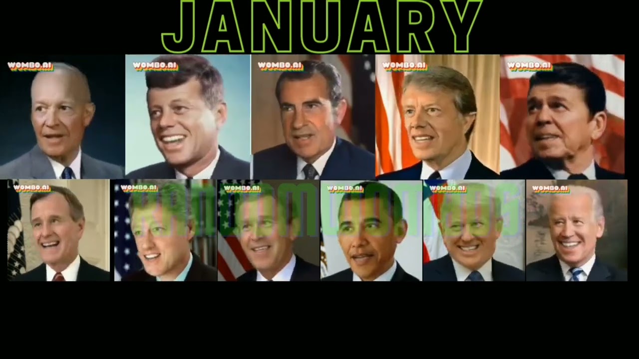 US presidents sing random songs based on which month they became president
