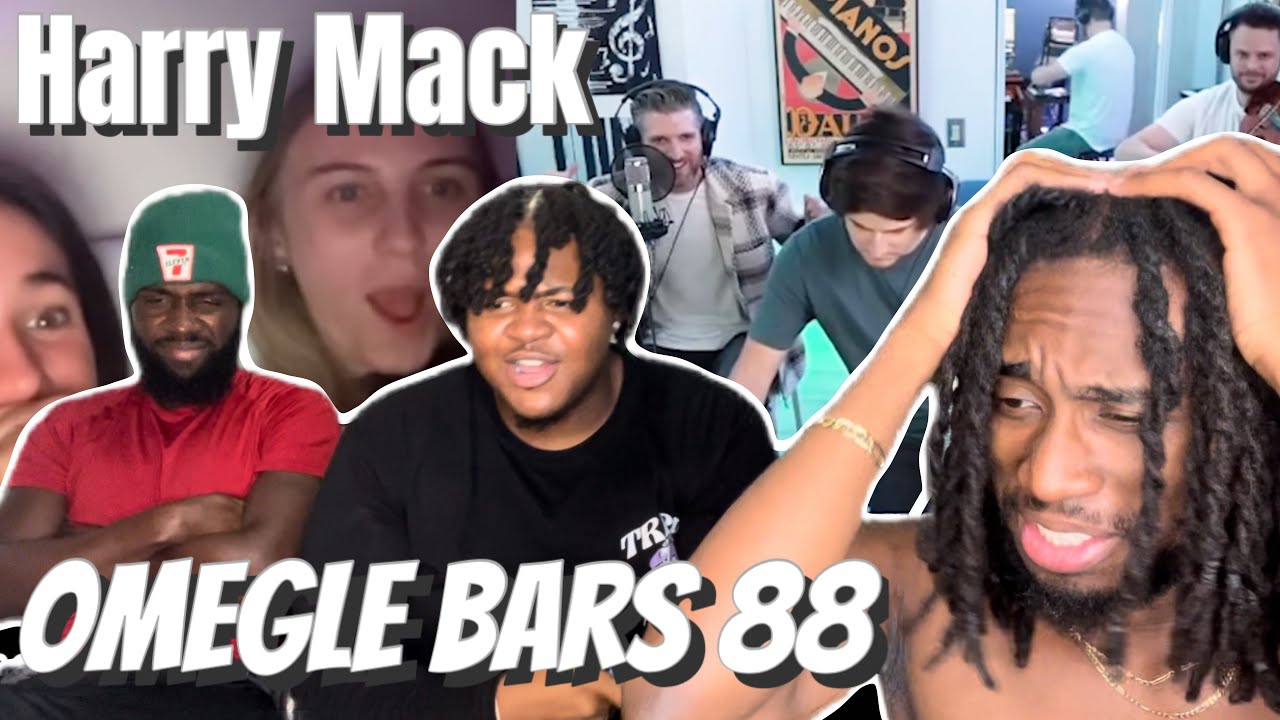 His FIRST TIME Reaction! | Harry Mack Omegle Bars 88