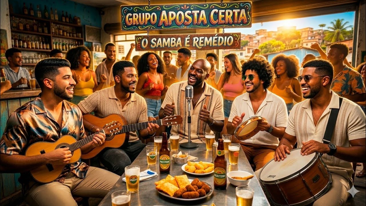 Grupo Aposta Certa (O melhor do pagode) - O samba &eacute; rem&eacute;dio (Lan&ccedil;amento 2026)