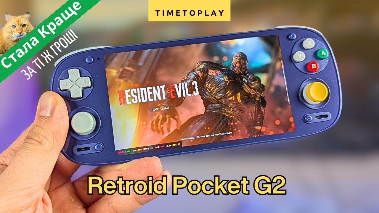 Retroid Pocket G2 – Подвоєна Потужність! Тепер тягне Resident Evil 3 remake, Sekiro, GTA 5