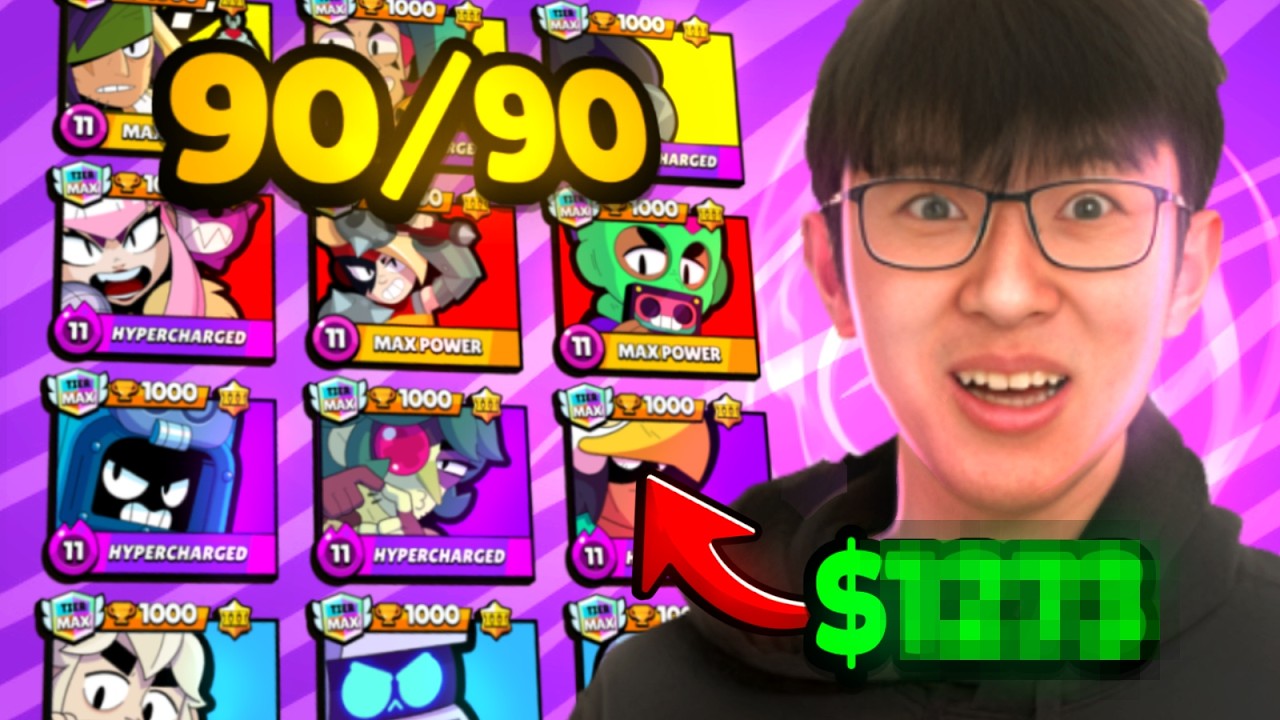 It Cost Me $____ To MAX OUT My BRAWL STARS ACCOUNT...