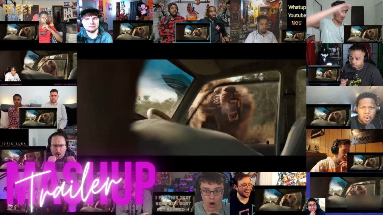 Beast - Trailer Reaction Mashup 🦁🔞 - Idris Elba - Universal Pictures 2022
