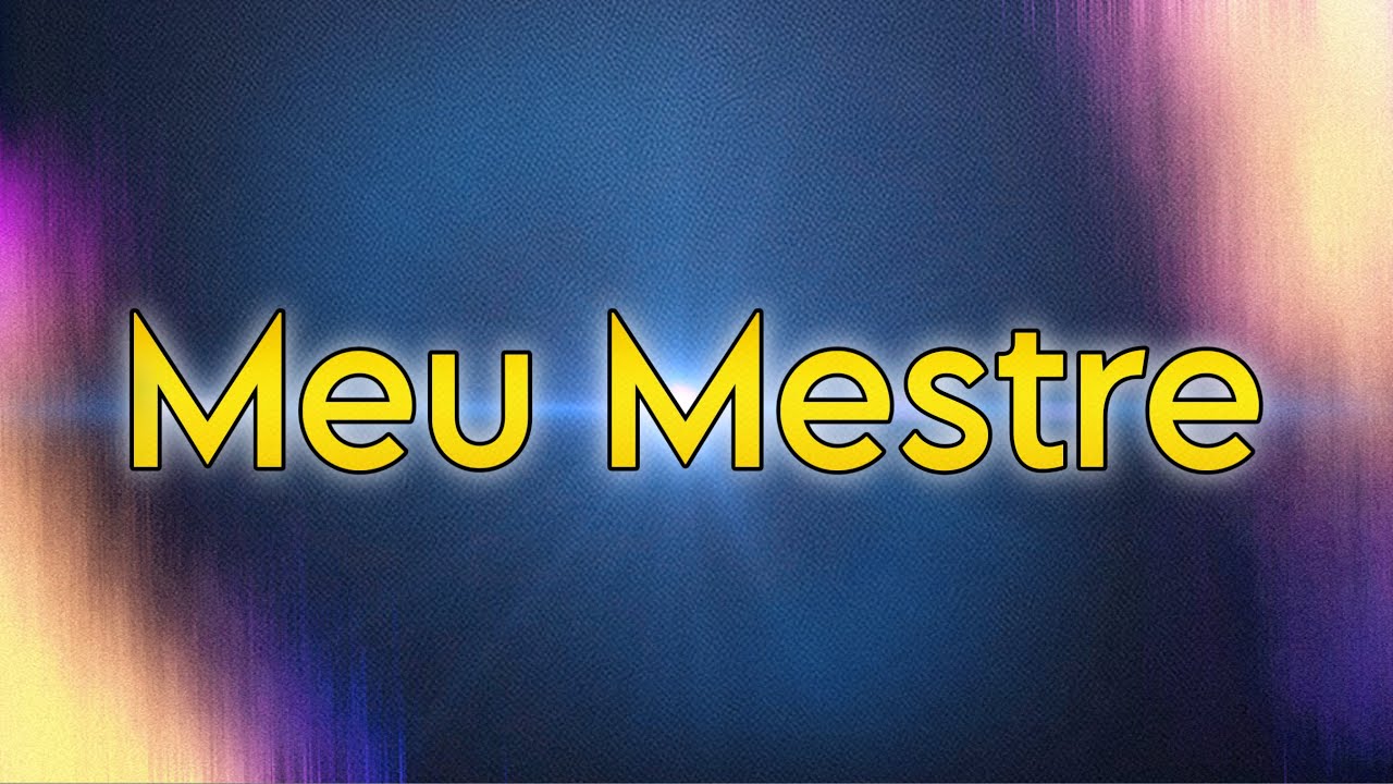 MEU MESTRE | COVER