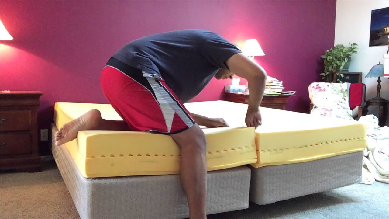 How to Cut a Memory Foam or Tempurpedic Bed in Half