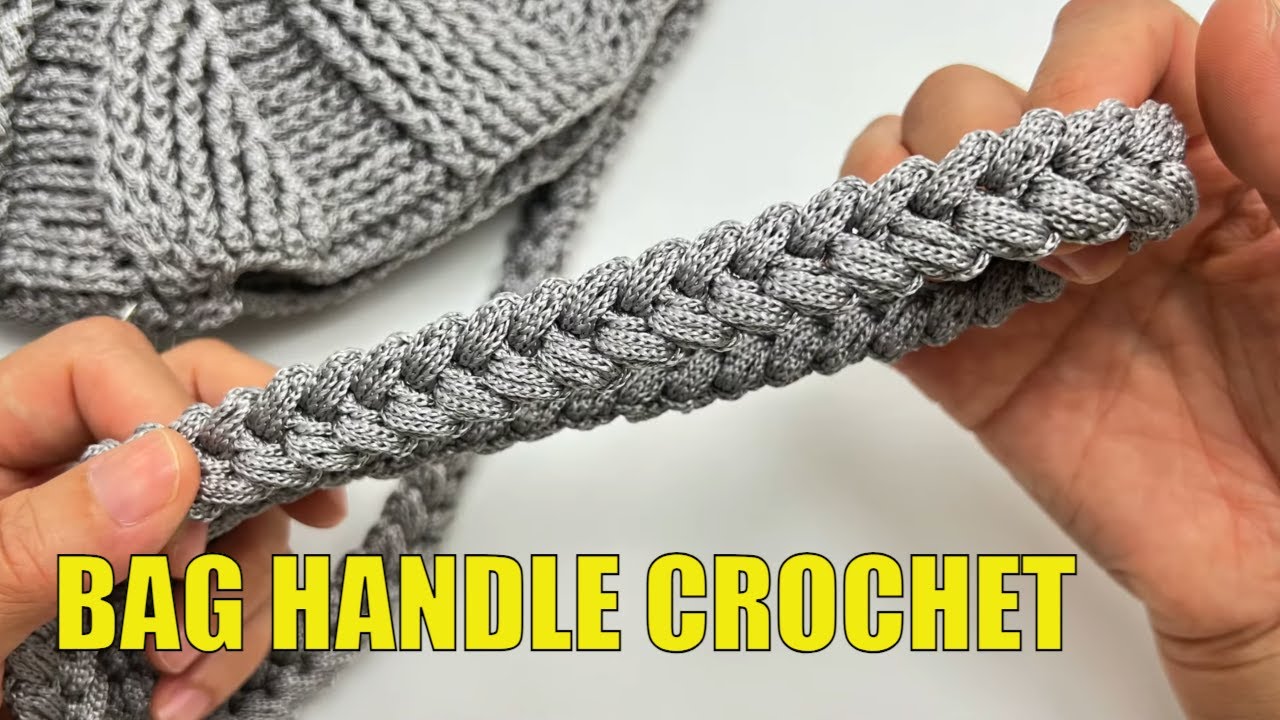 BAG HANDLE CROCHET/Çanta Sapı Yapımı
