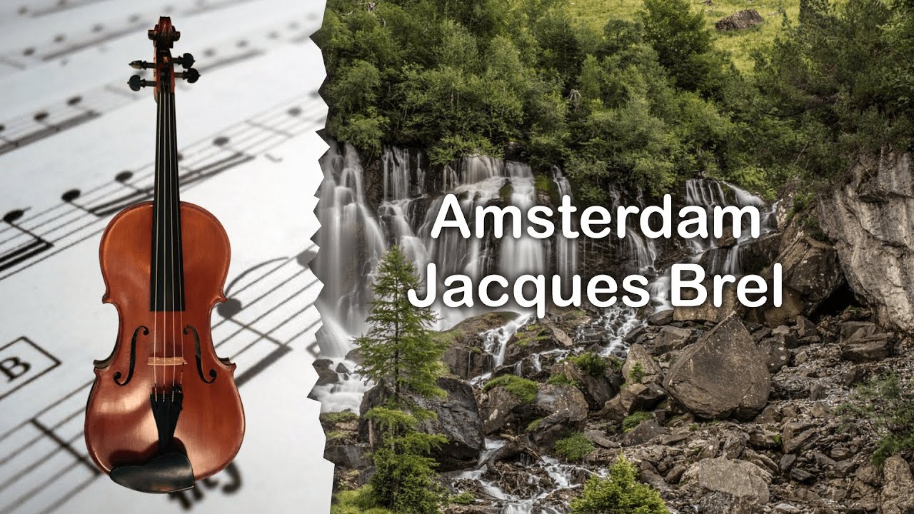 🔴 Partitura Amsterdam  Jacques Brel Viola