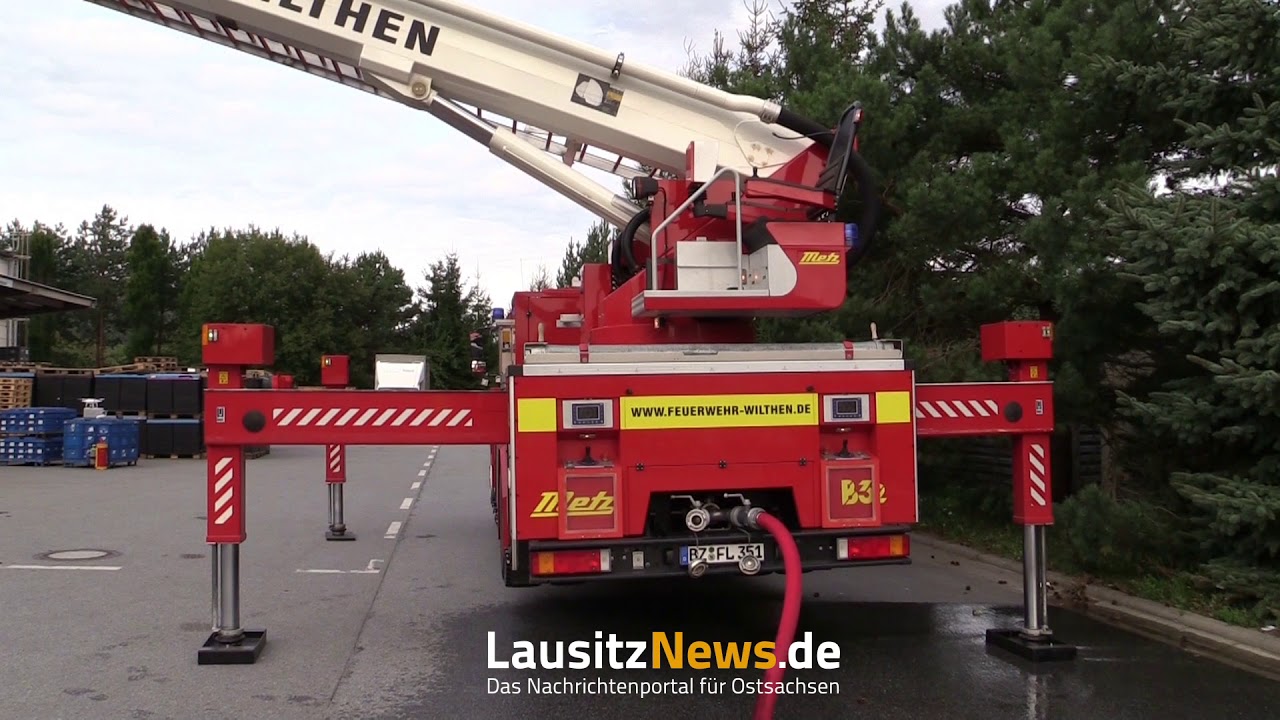 Wilthen - Großeinsatz in Kunststofffirma