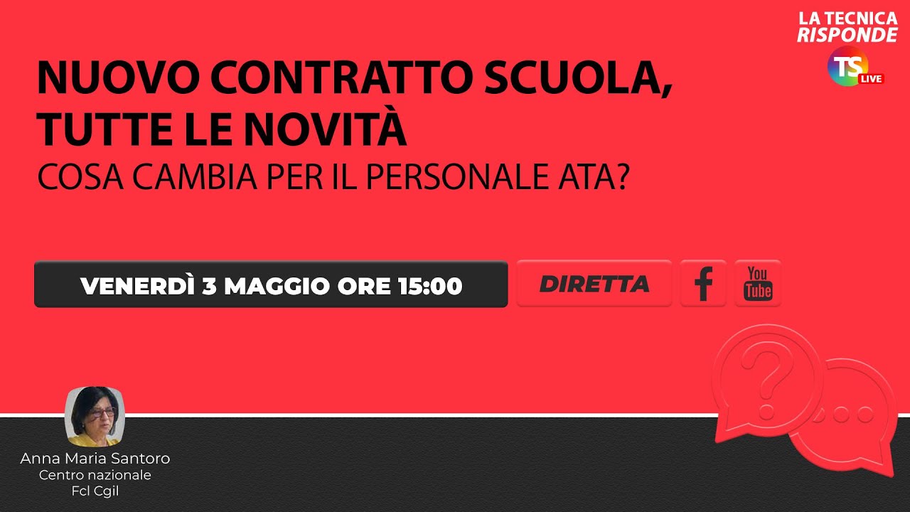 Nuovo contratto scuola, tutte le novità: cosa cambia per il personale Ata?