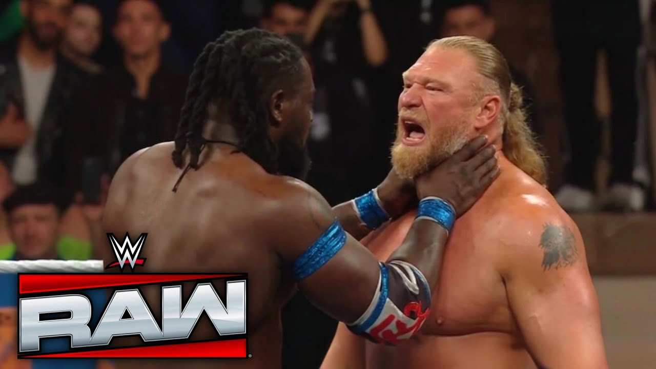 WWE 3 April 2026 Oba Femi Brutal Attack Brock Lesnar & Destroys Him On WWE Raw 2026 Highlights
