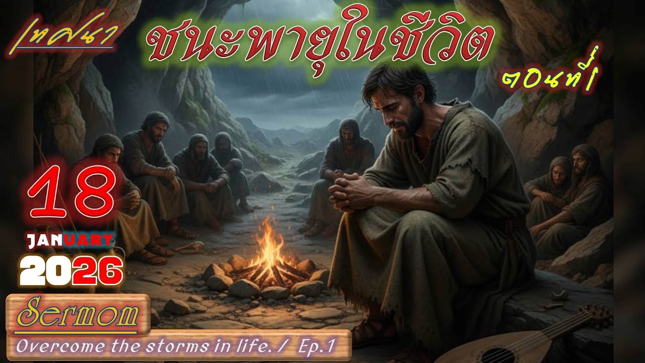 เทศนา​เรื่อง​ ชนะพายุในชีวิต​  ตอน1