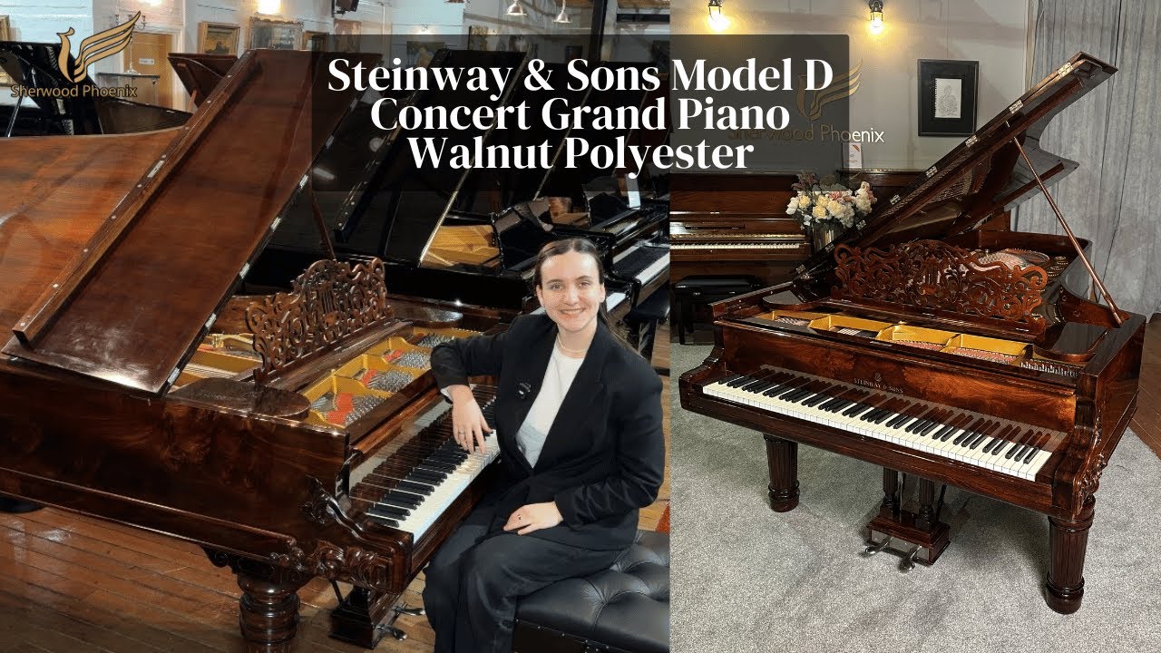 Restored Steinway & Sons Model D Concert Grand Piano Walnut|Review & Demo | Sherwood Phoenix Pianos