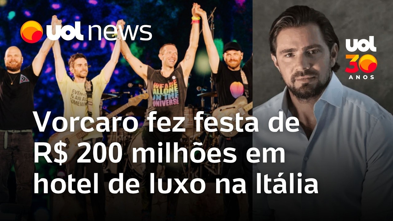 Com Coldplay, Vorcaro fez festa de R$ 200 milhões em hotel de luxo na Itália com shows de famosos