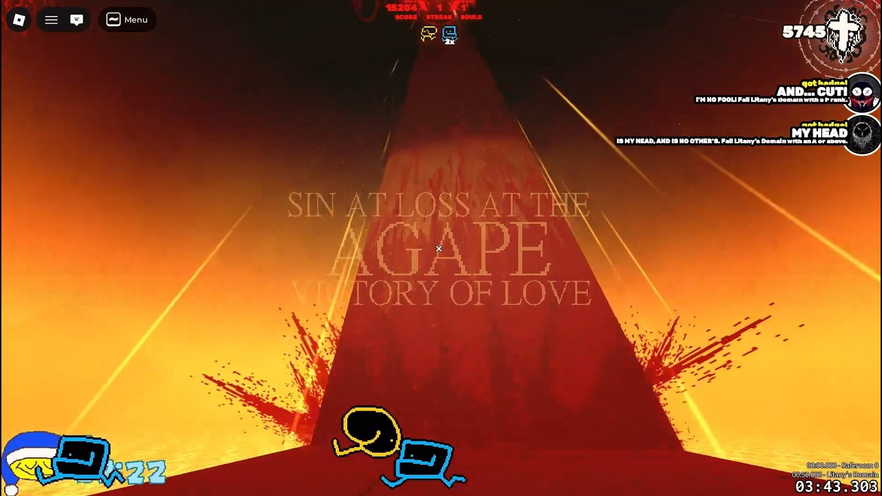 beating litany domain grace roblox