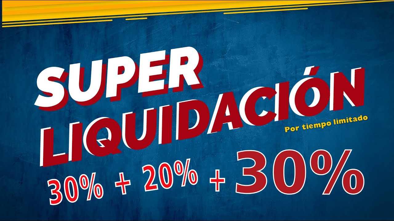 SUPER LIQUIDACIONES DE ENERO!