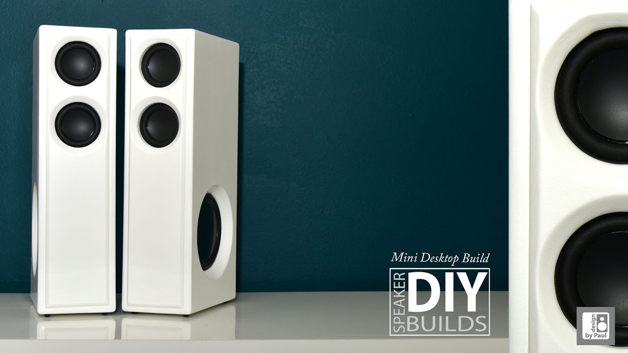 Speaker Build - DIY Mini Tower Desktop Speaker build with 2