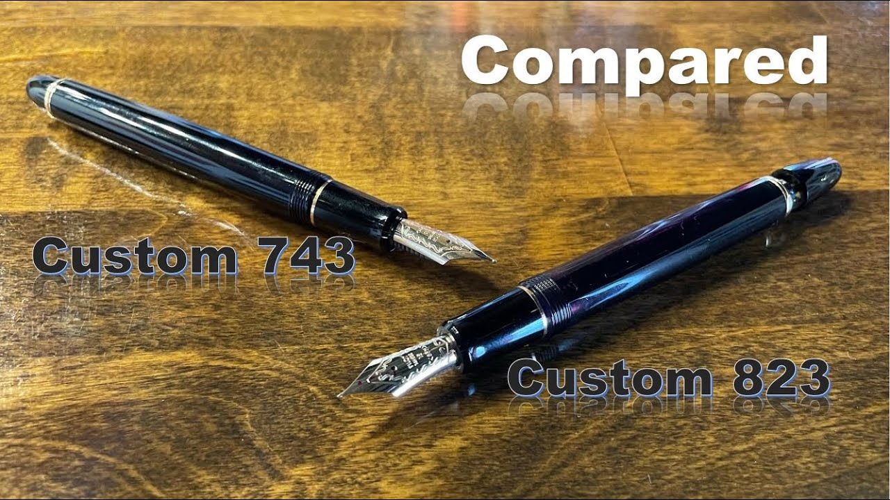 Сравнение Pilot Custom 823 и Pilot Custom 743