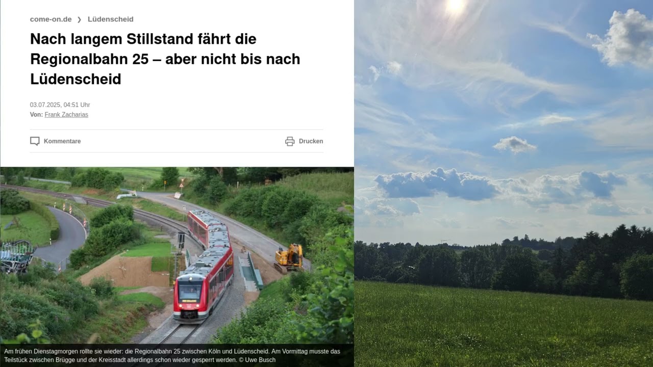 Die Volmetalbahn ist wieder komplett befahrbar! (nach holprigem Start...)