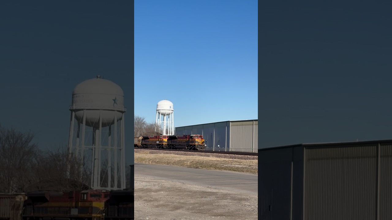 KCS 4068 with a crazy sounding horn in Granite City,IL #trains #hobby #railfan