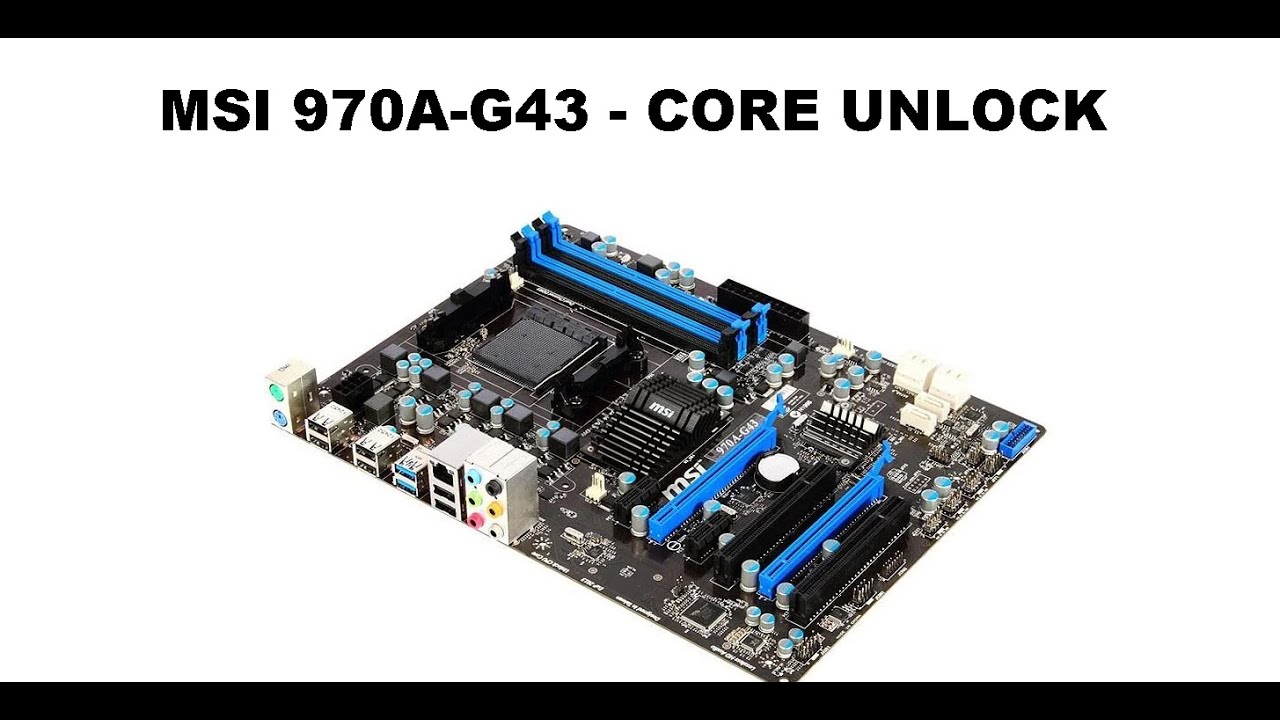 MSI 970A-G43 - Płyta główna plus AMD Phenom II X2 550