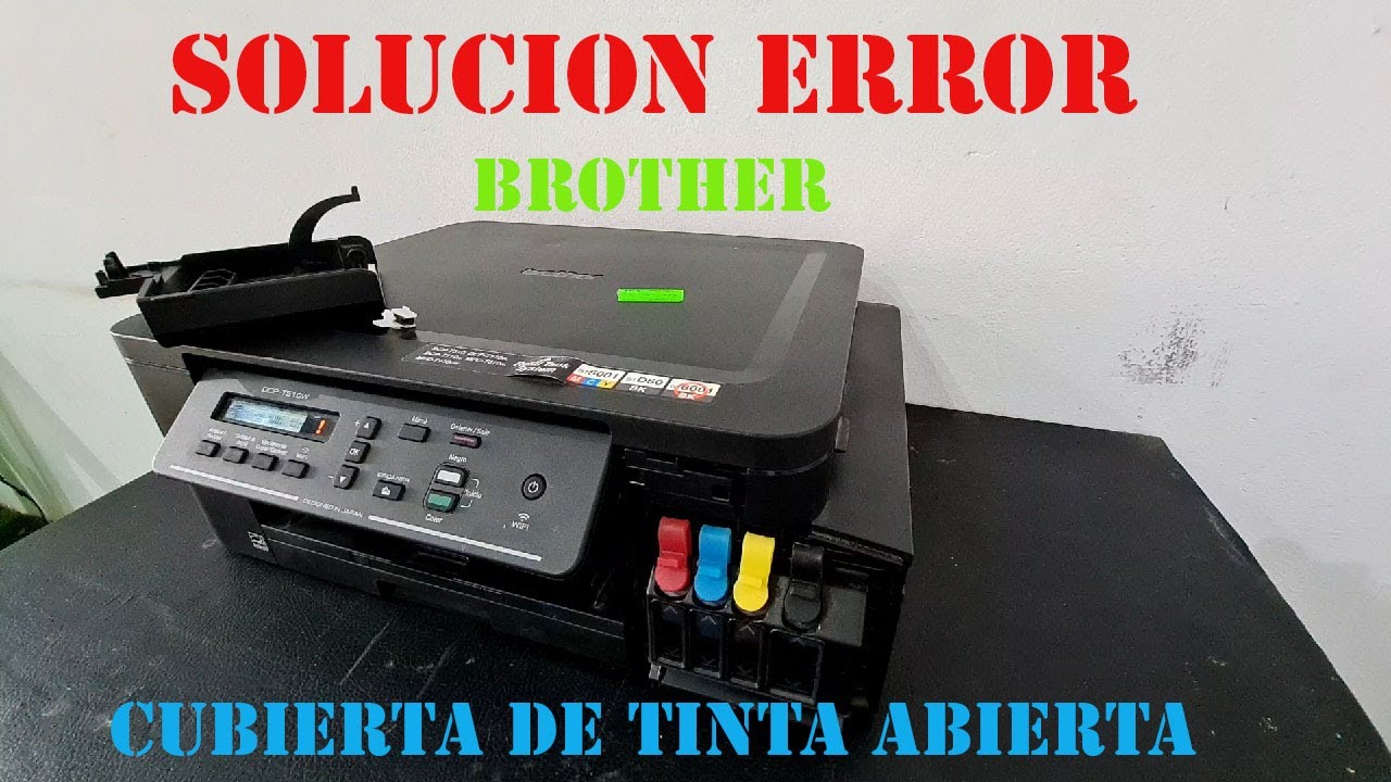 ERROR Cubierta Abierta en impresoras Brother