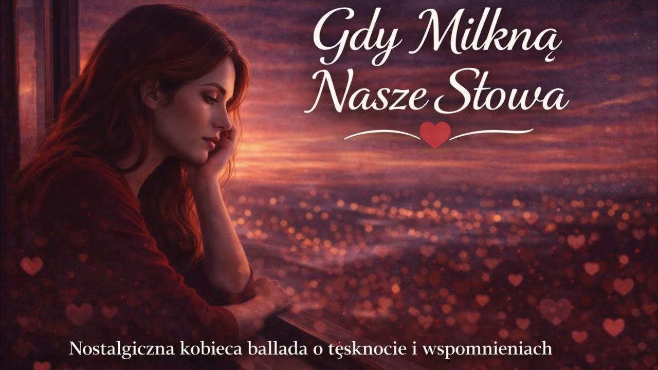Gdy Milkną Nasze Słowa ❤️🌙💔 Nostalgiczna kobieca ballada o tęsknocie i wspomnieniach