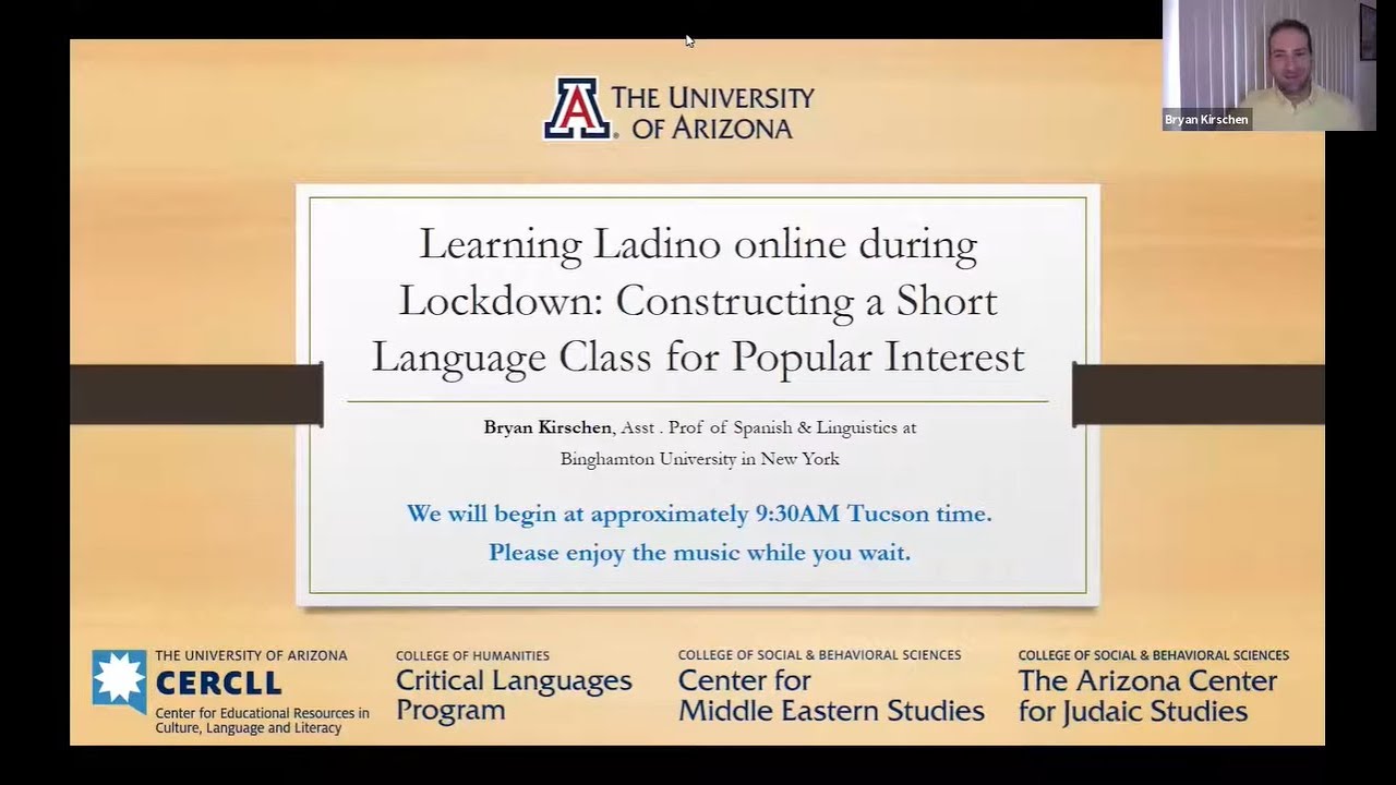 Learning Ladino online during Lockdown: Constructing a Short Language Class for Popular Interest