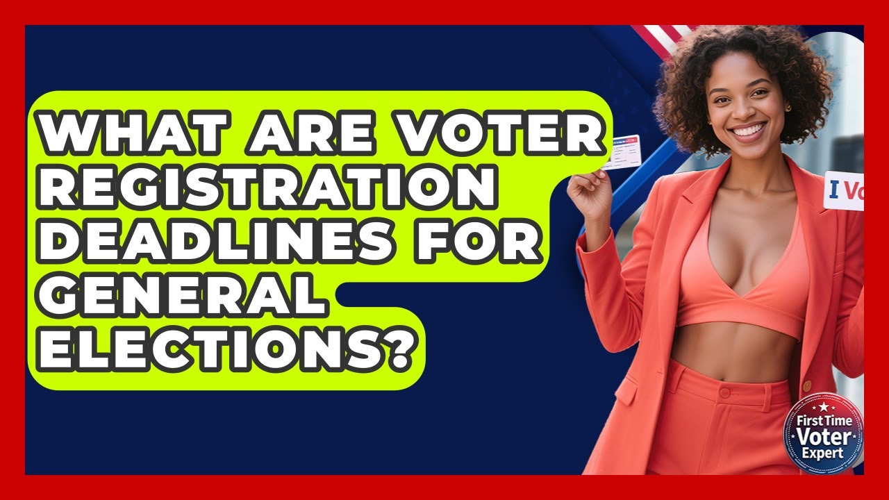 What Are Voter Registration Deadlines For General Elections? - First Time Voter Expert