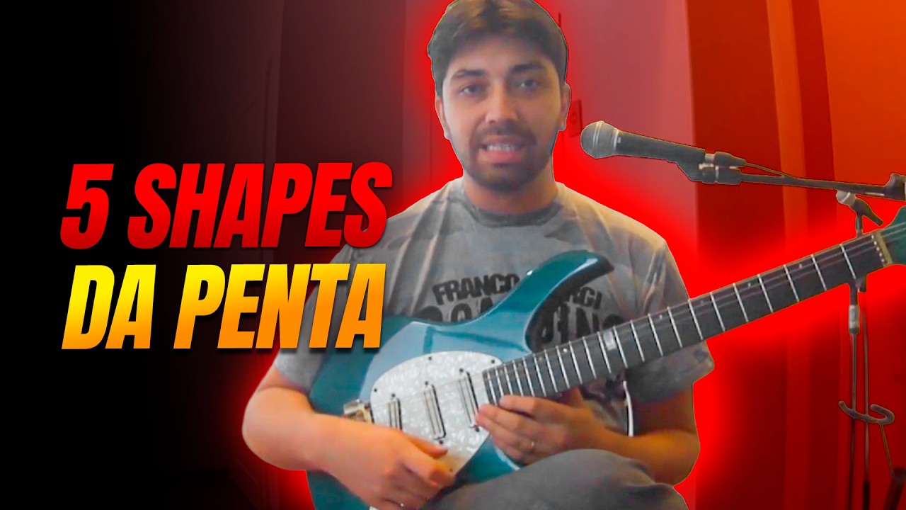 Como usar os 5 shapes da pentatonica e improvisar usando todos?