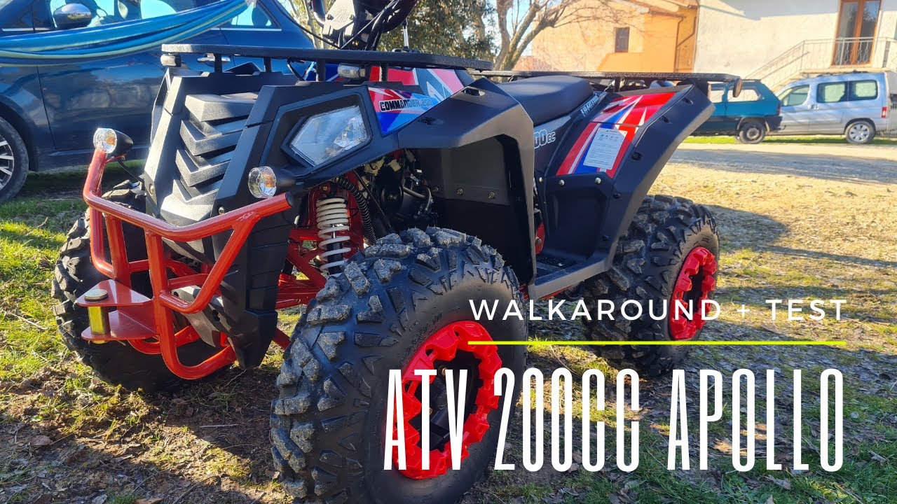 Quad 200cc Commander Apollo Motors ATV Tractor