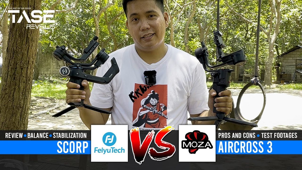 Moza Aircross 3 vs Feiyu Tech Scorp Gimbal Comparison