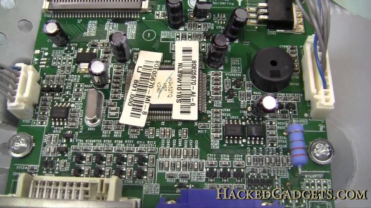 LG FLATRON W2052TQ MONITOR Teardown and Repair