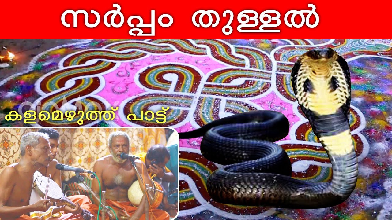 Sarppam Thullal | kerala Traditional celebration | Kalamezhuthumpattu |